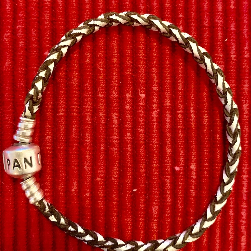 Pandora Braided Leather Bracelet